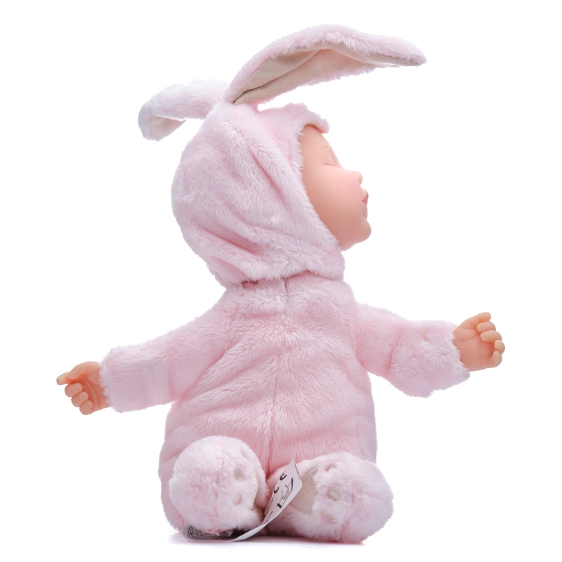 MUÑECO ROSADO TIERNO MODELO BEBE CONEJO - 2