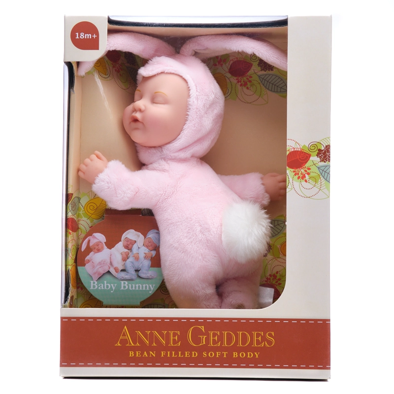 MUÑECO ROSADO TIERNO MODELO BEBE CONEJO - 3