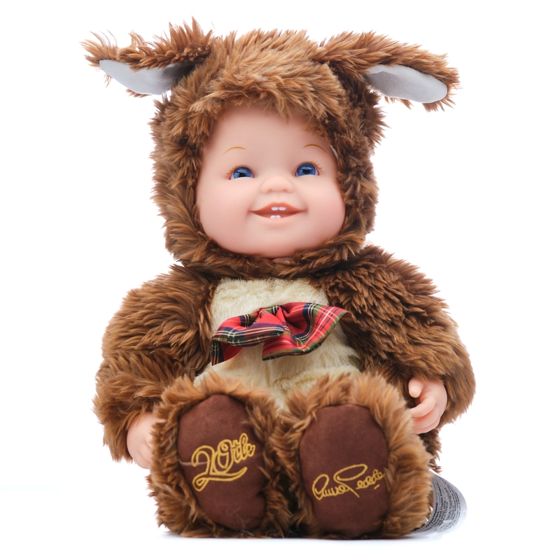 MUÑECO CAFE TIERNO MODELO BEBE ARDILLA - 1