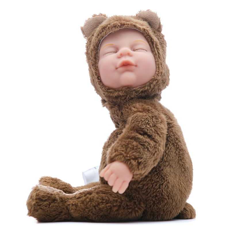 MUÑECO CAFE TIERNO MODELO BEBE OSO CHOCOLATE - 1