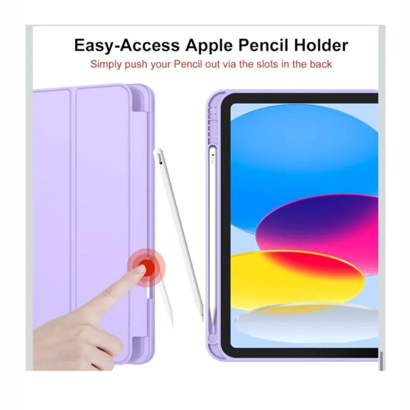 FUNDA SMART COVER PARA IPAD 10MA GENERACION DE 10.9 2022 - LILA - 5