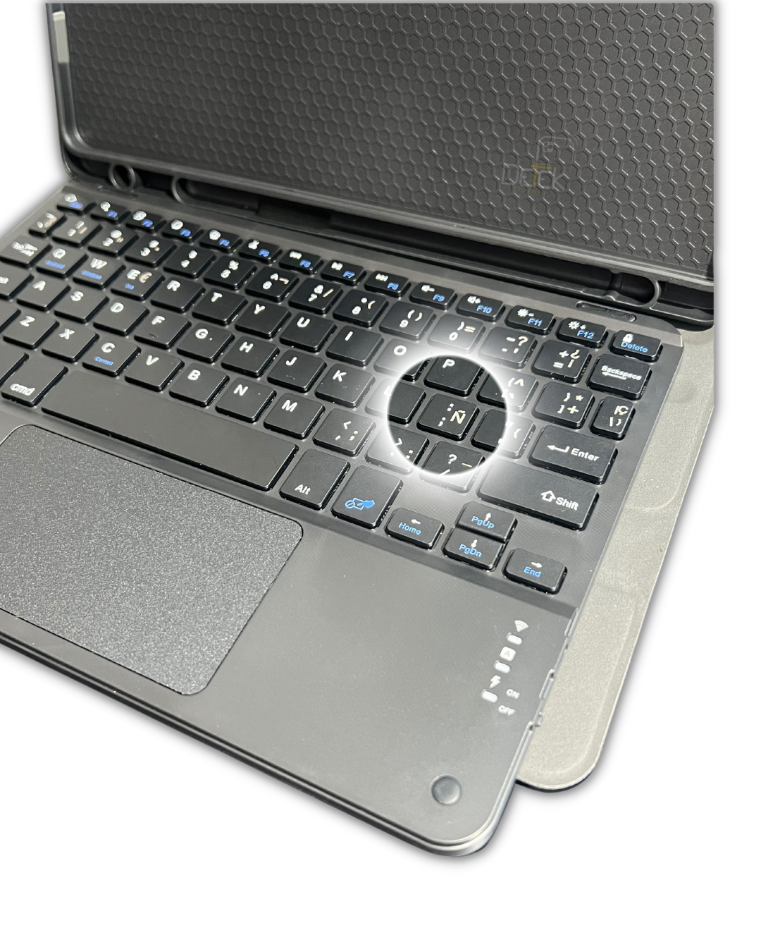 FUNDA PARA IPAD AIR 10.9 4TA 5TA CON TECLADO ESPAÑOL TOUCHPAD - 3