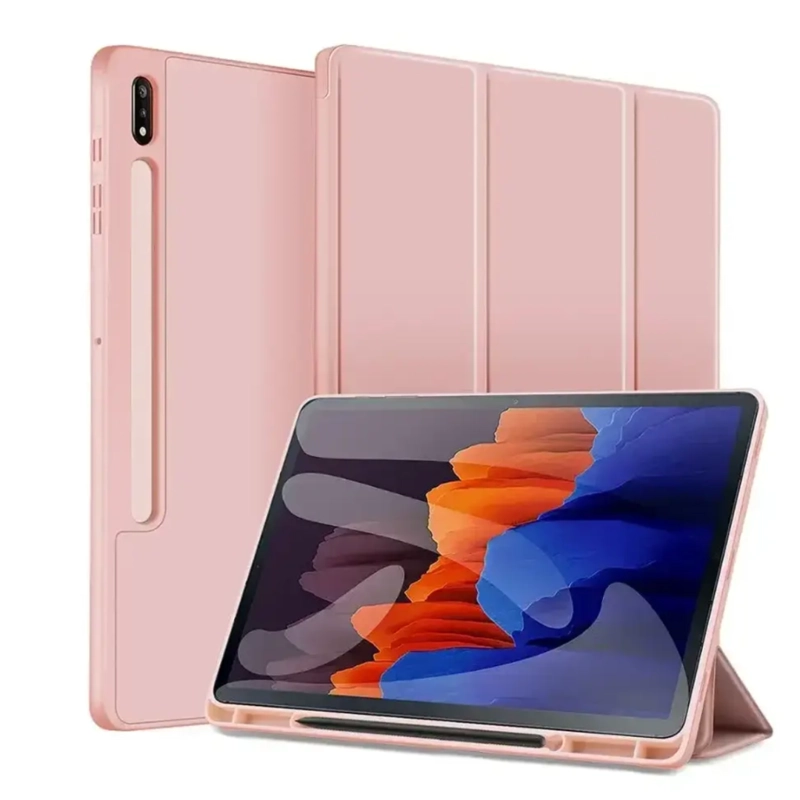 FUNDA SMART COVER PARA TABLET SAMSUNG GALAXY S9 FE 10.9' ROSADO - 7