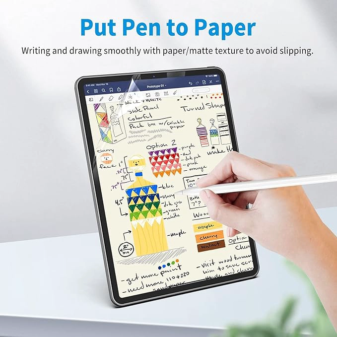 LAMINA PAPER-LIKE PARA IPAD AIR  11 M2 2024 SENSACIÓN PAPEL - 4