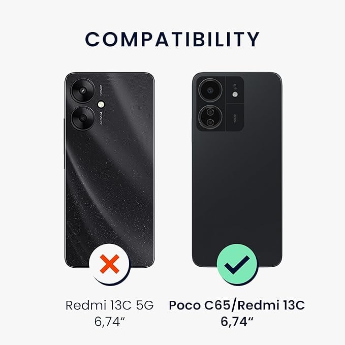 CARCASA XIAOMI POCO C65 TRANSPARENTE ANTIGOLPES - 2