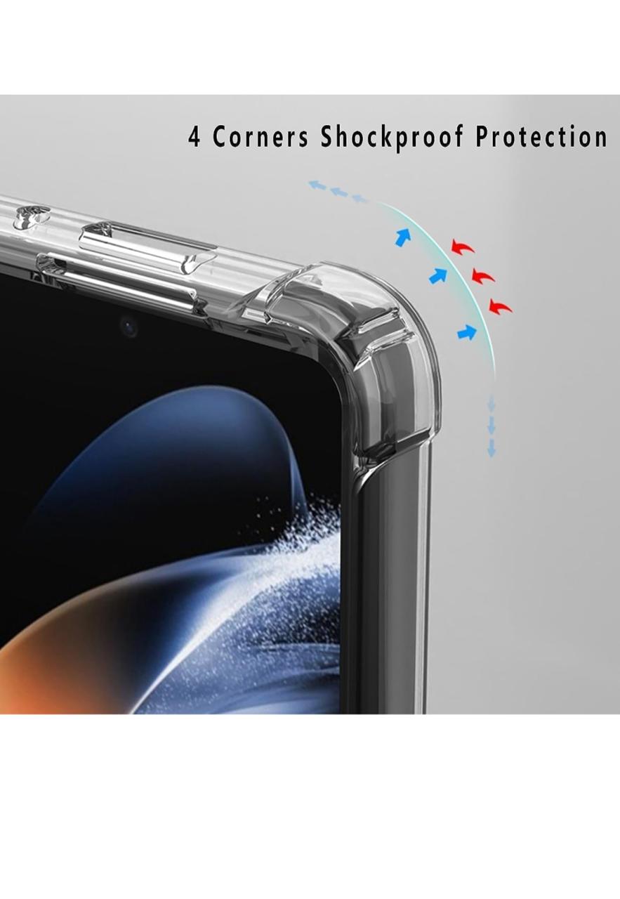 CARCASA SAMSUNG GALAXY Z FOLD 6 FUNDA ANTIGOLPES TRANSPARENTE REFORZADO - 7