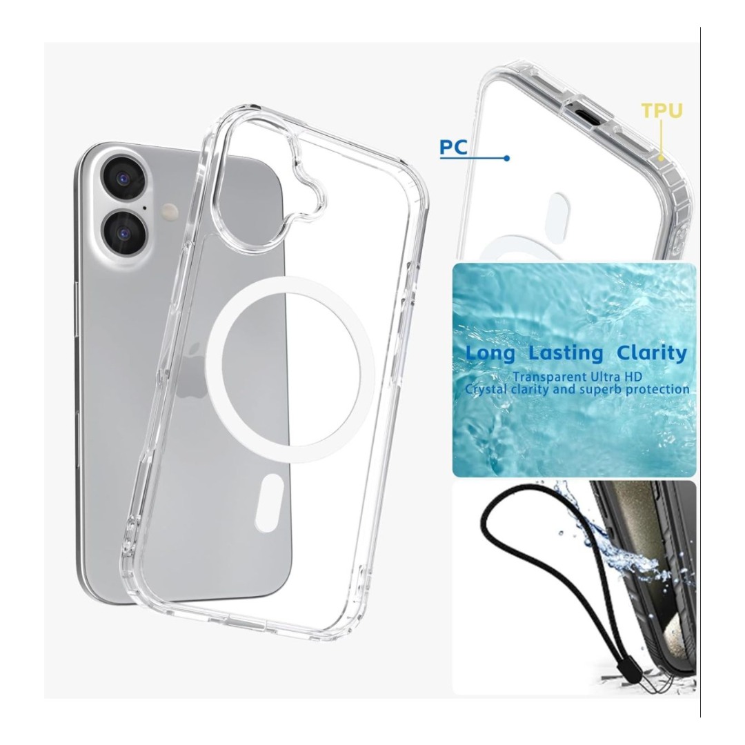 CARCASA IPHONE 16 FUNDA ANTIGOLPES MAGSAFE - 5