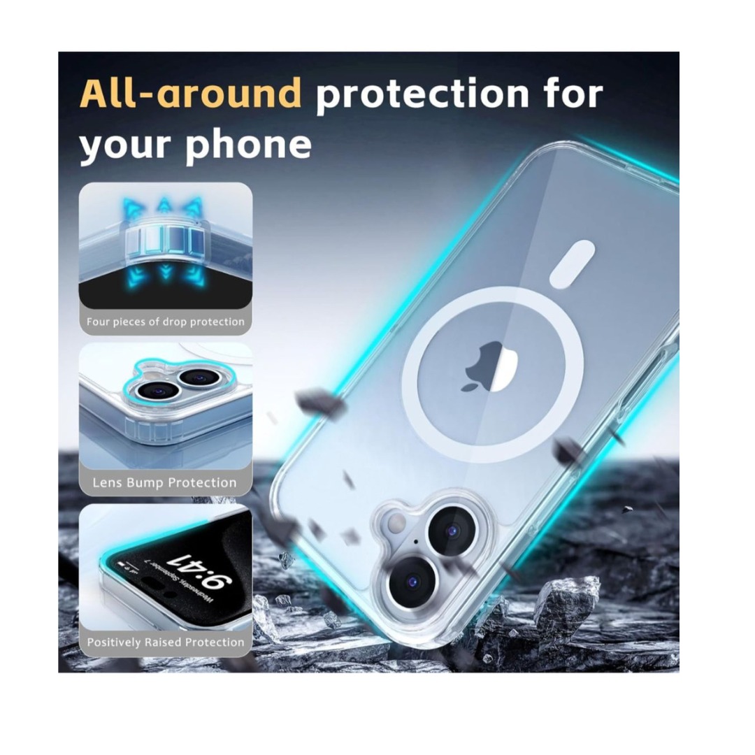 CARCASA IPHONE 16 FUNDA ANTIGOLPES MAGSAFE - 6