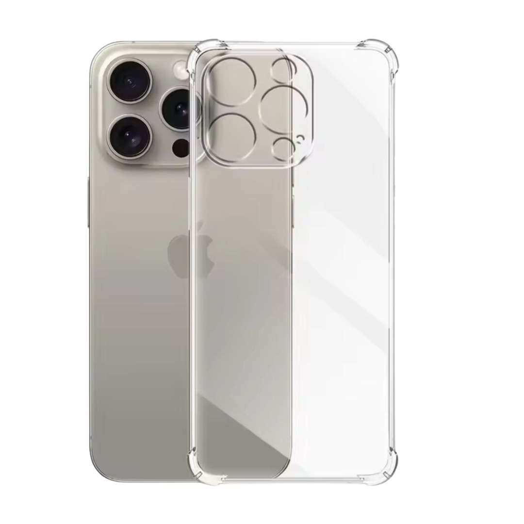 CARCASA IPHONE 16 PRO FUNDA ANTIGOLPES TRANSPARENTE - 1