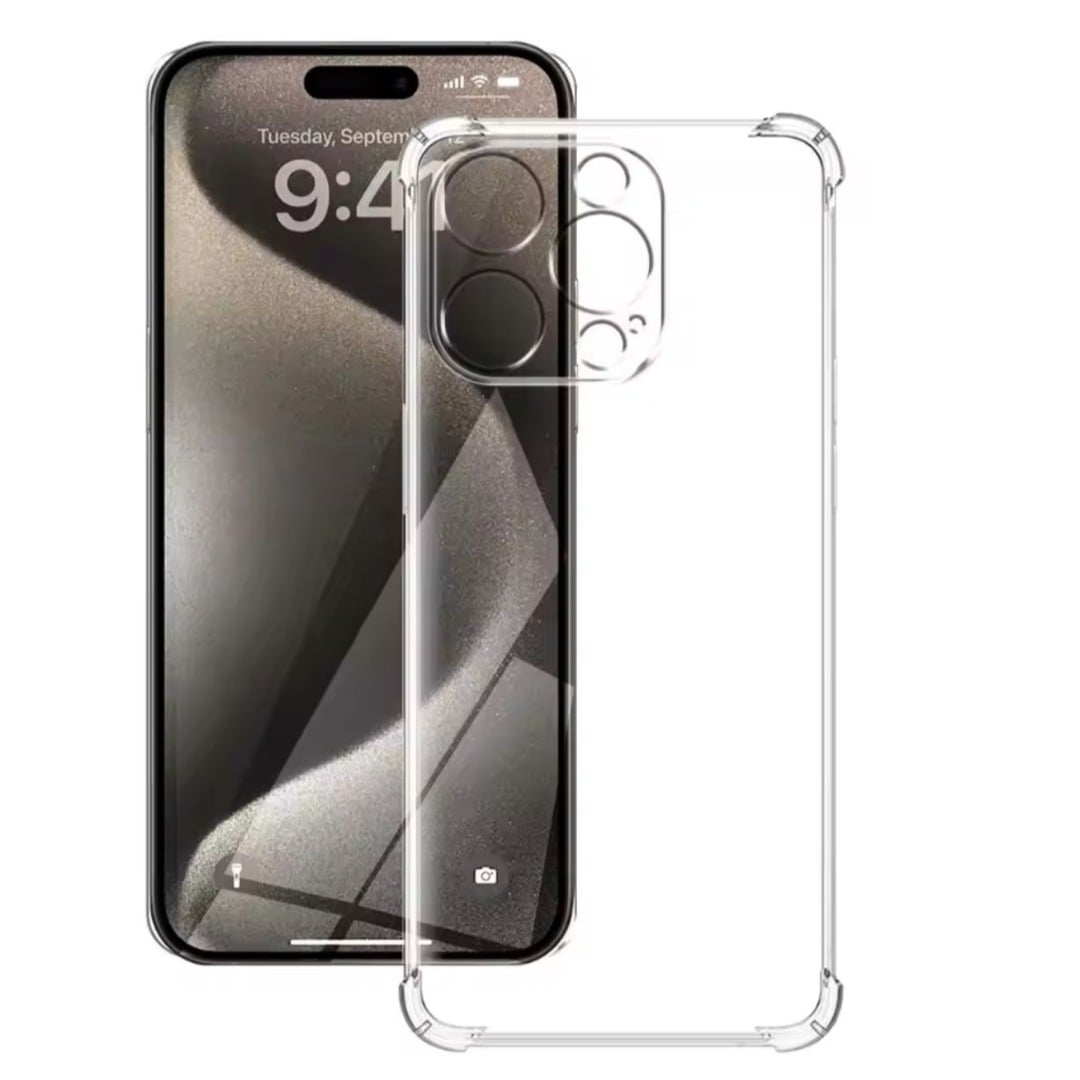 GENÉRICO CARCASA IPHONE 16 PRO MAX FUNDA ANTIGOLPES TRANSPARENTE