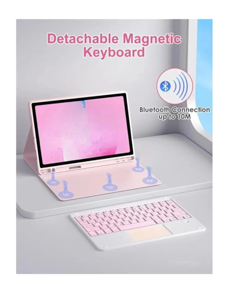 FUNDA + TECLADO BLUETOOTH CON TOUCHPAD PARA TABLET S9 / S9 FE 10.9' - 2