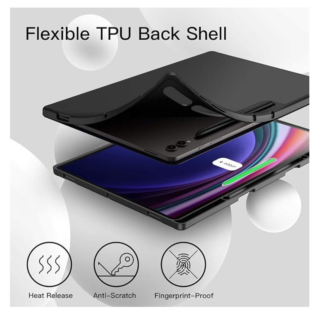 FUNDA SMART COVER PARA TABLET SAMSUNG S10 ULTRA 14.6' NEGRO - 3