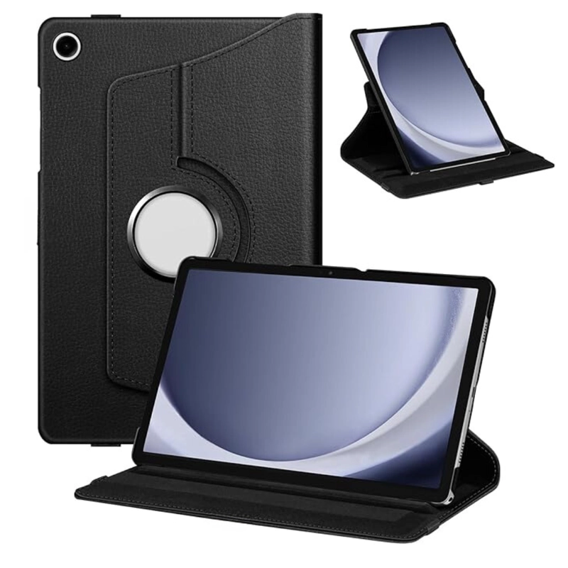 FUNDA 360 GIRATORIA PARA TABLET SAMSUNG A9 + PLUS 11' NEGRO - 1