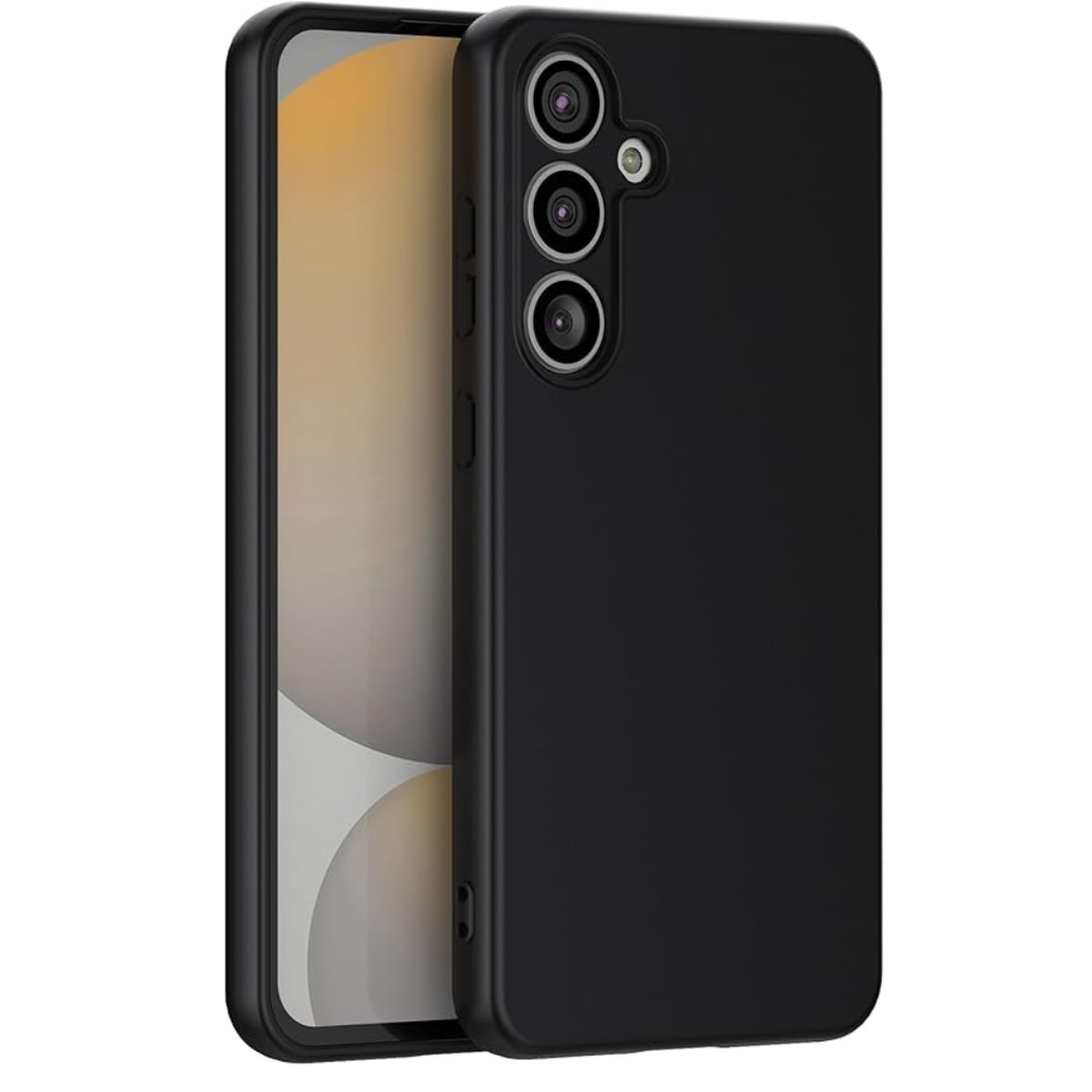 CARCASA SILICONA UNICOLOR SAMSUNG S24 FE NEGRO - 3