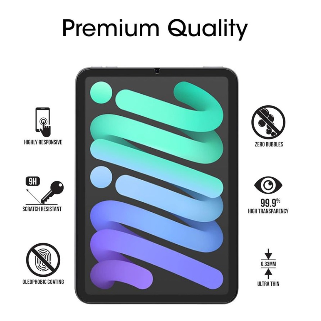 LÁMINA MICA VIDRIO PARA IPAD MINI 7 2024 - 3