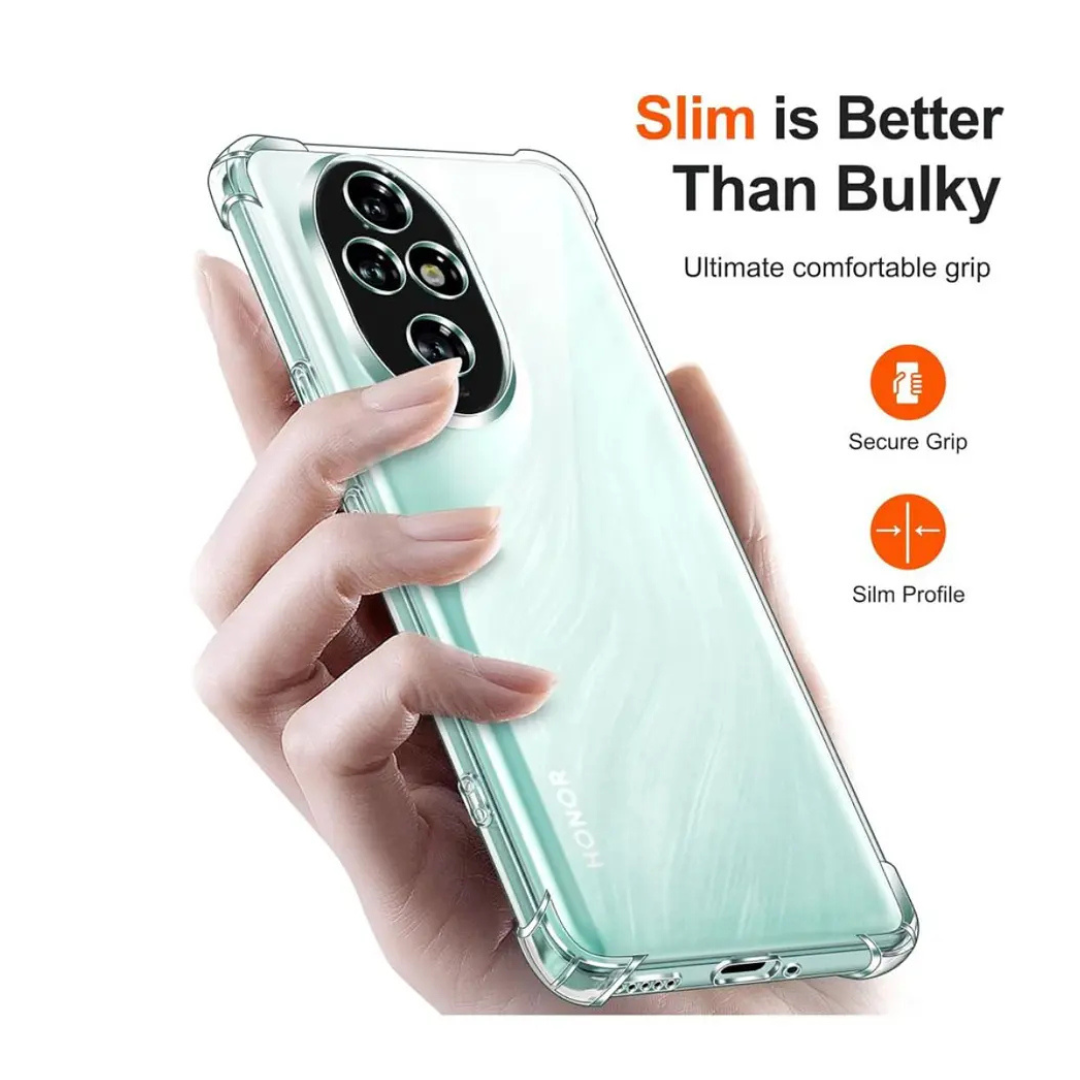 CARCASA TRANSPARENTE ANTIGOLPES HONOR 200 PRO 5G - 3