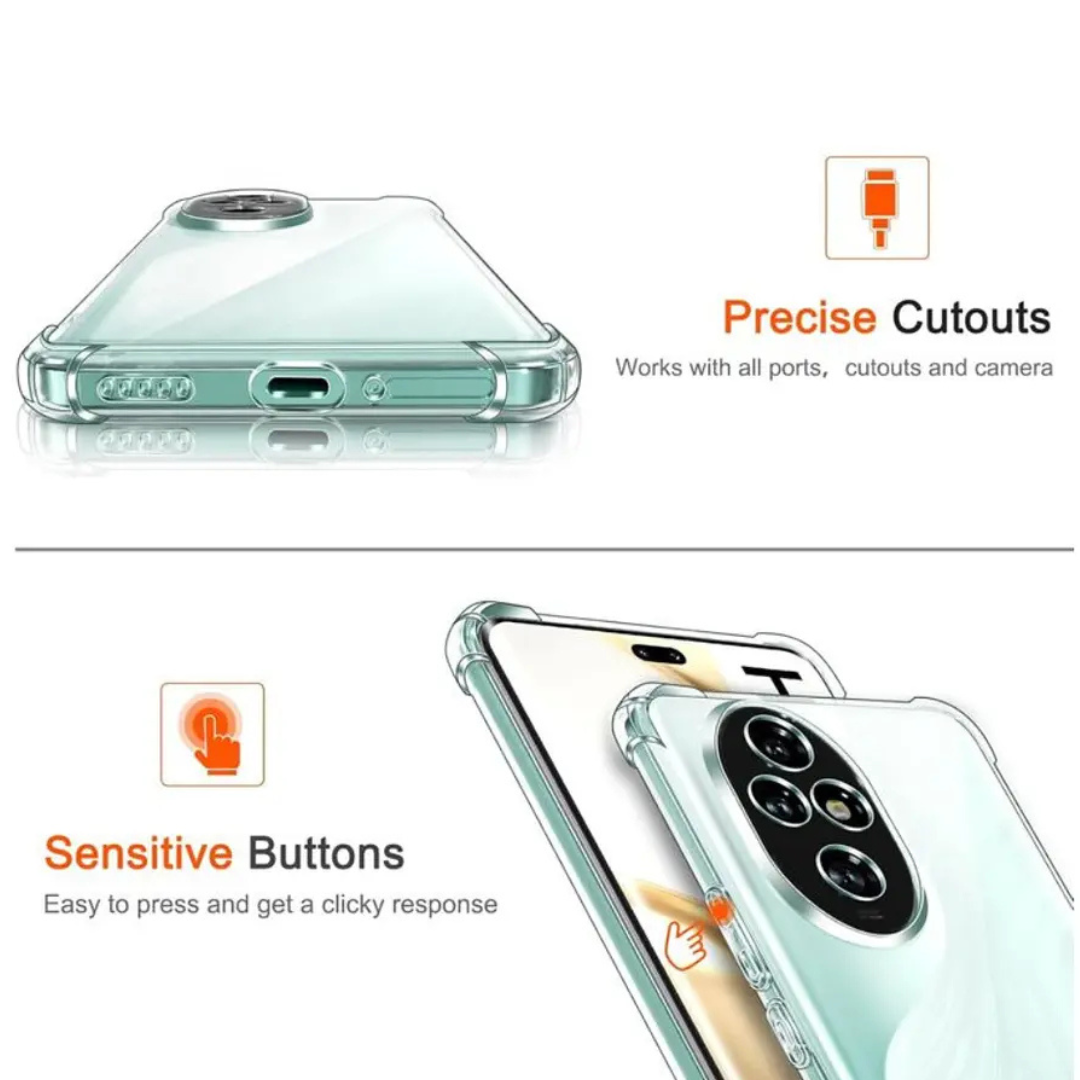 CARCASA TRANSPARENTE ANTIGOLPES HONOR 200 PRO 5G - 5