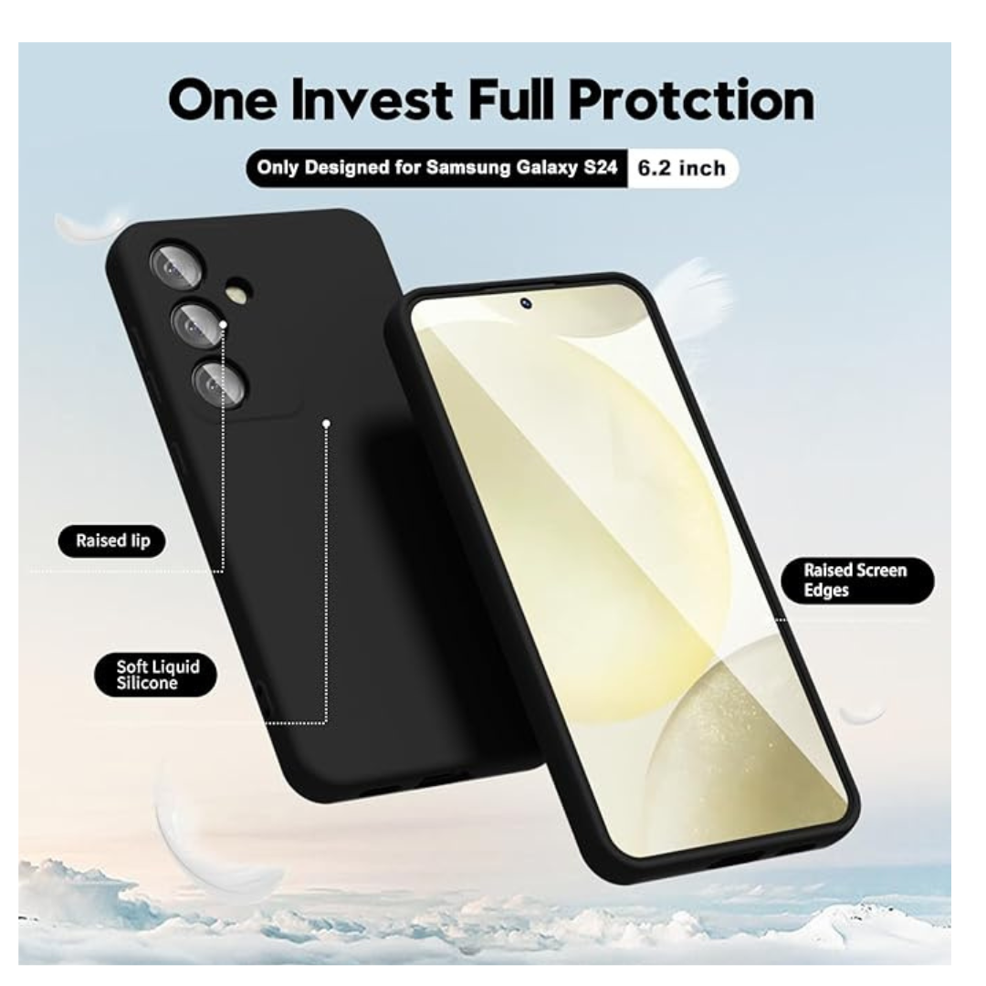 CARCASA SAMSUNG S23 F3 SILICONA COLOR NEGRO - 3