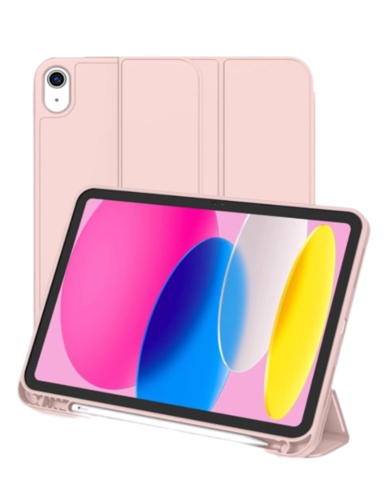 FUNDA SMART COVER PARA IPAD 10MA GENERACIÓN DE 10.9 2022 - ROSADO - 1