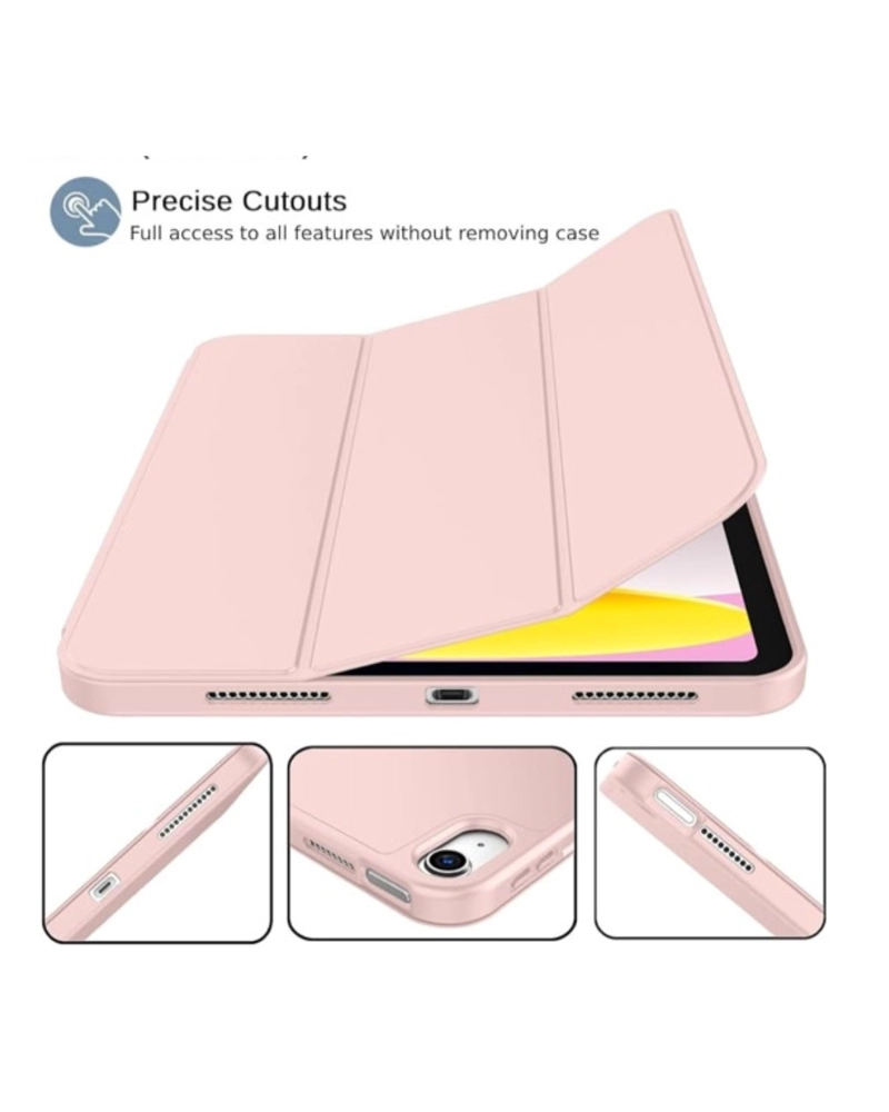 FUNDA SMART COVER PARA IPAD 10MA GENERACIÓN DE 10.9 2022 - ROSADO - 3