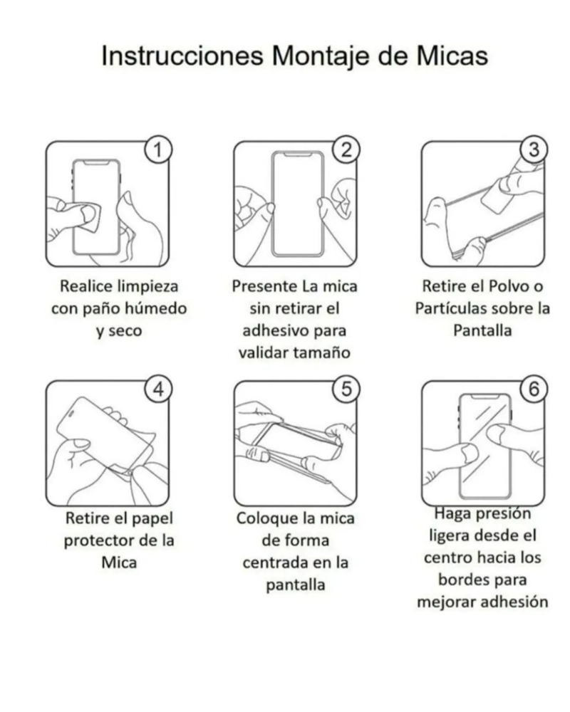 LAMINA MICA DE VIDRIO PARA IPHONE 16 PRO - 2