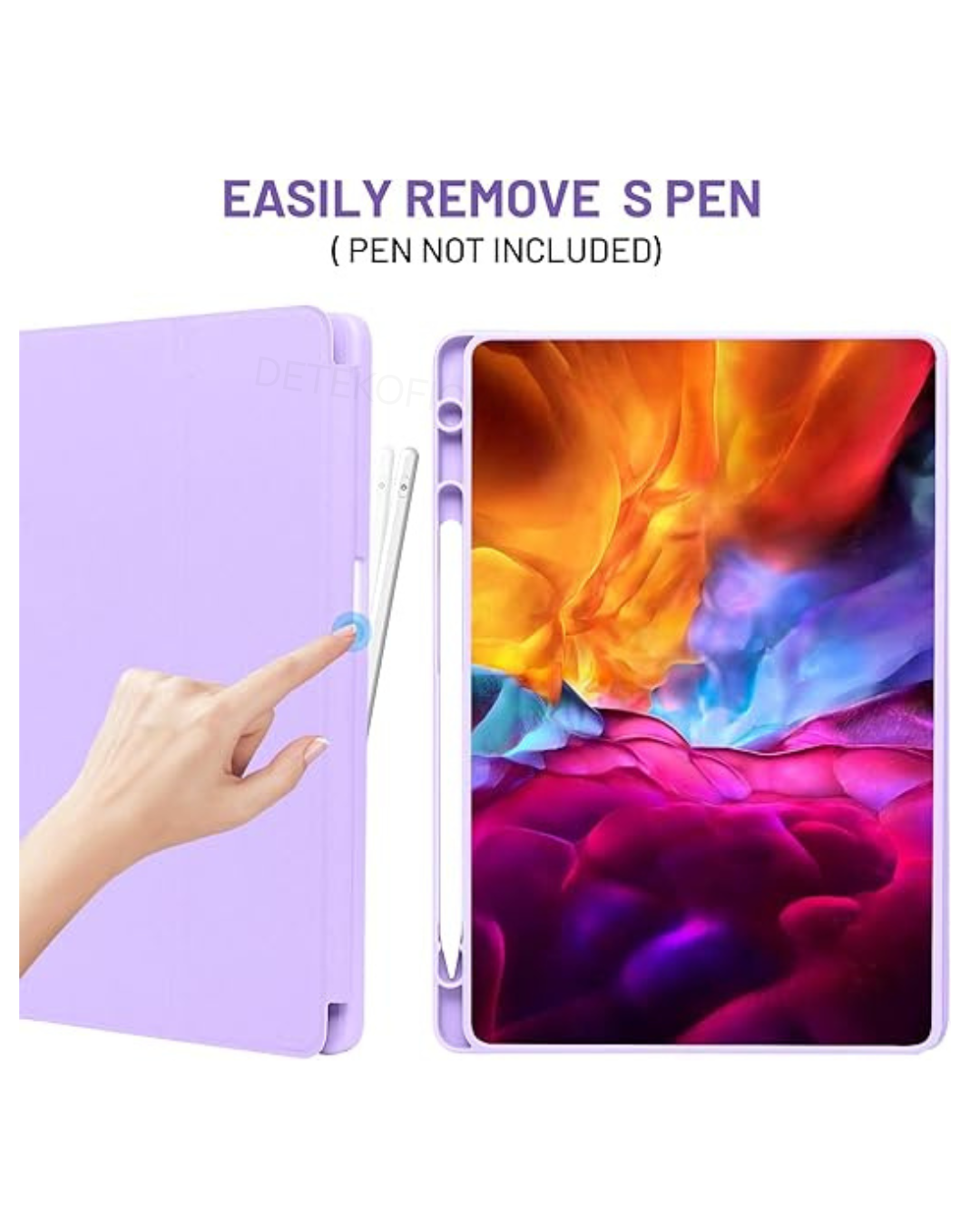 FUNDA SMART COVER PARA SAMSUNG A9 PLUS 11' - LILA - 3