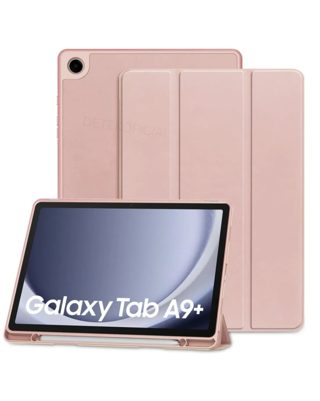 FUNDA SMART COVER PARA SAMSUNG A9 PLUS 11' - ROSA GOLD - 1