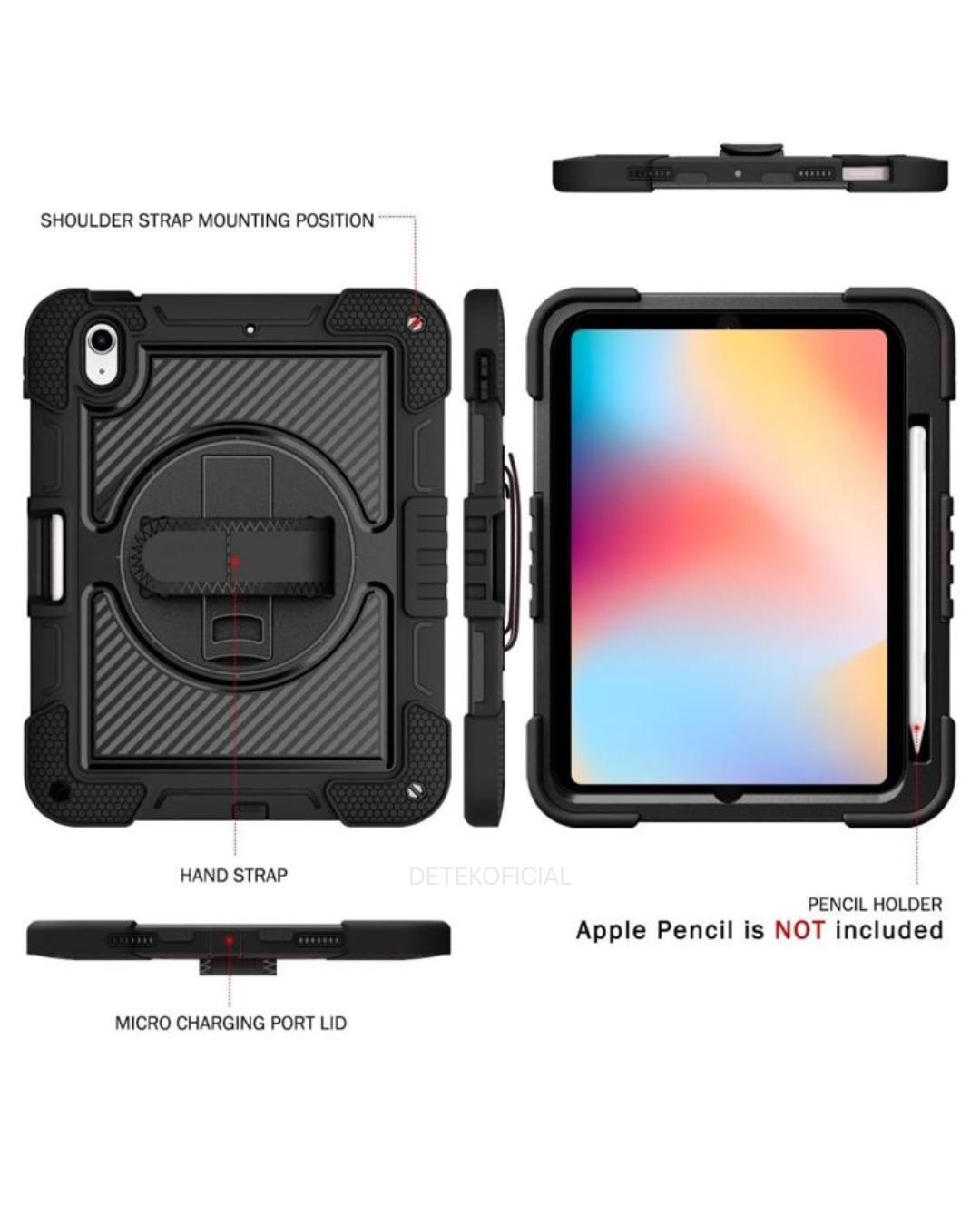 FNDA ANTIGOLPES ARMADURA PARA IPAD AIR 11 M2 2024 - 3