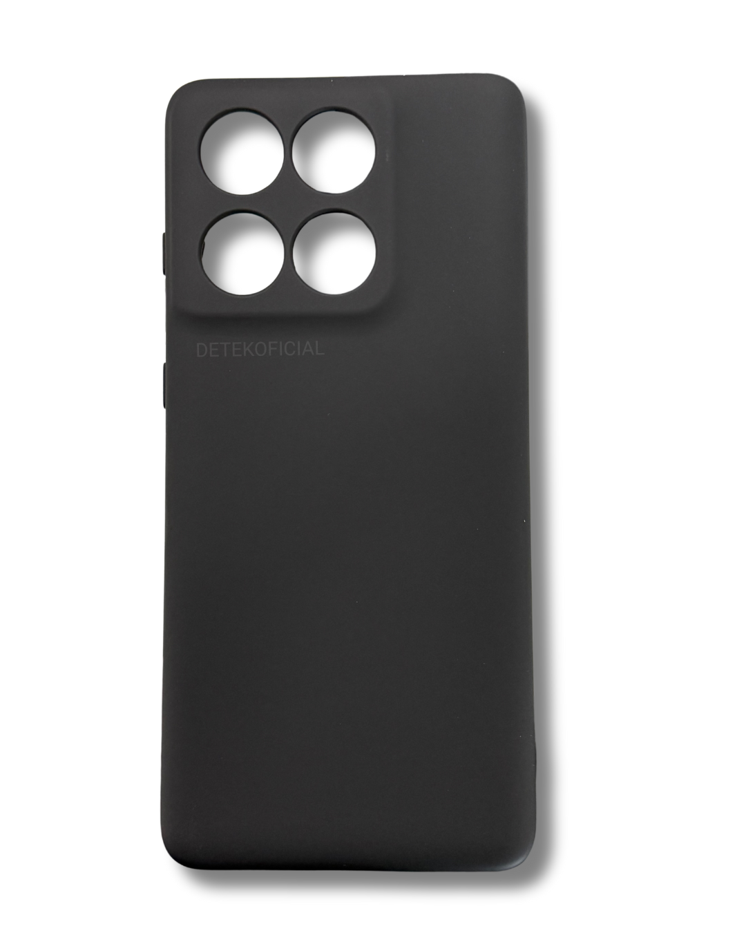 CARCASA SILICONA UNICOLOR PARA MOTOROLA EDGE 60 FUSIÓN - EN COLOR NEGRO - 1