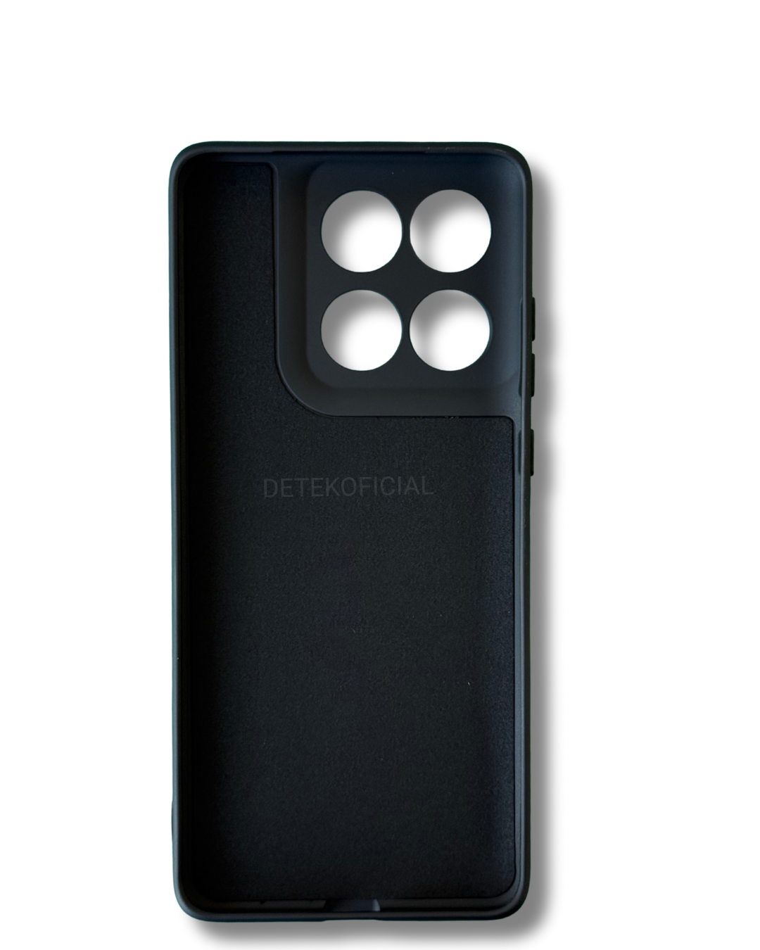 CARCASA SILICONA UNICOLOR PARA MOTOROLA EDGE 60 FUSIÓN - EN COLOR NEGRO - 3