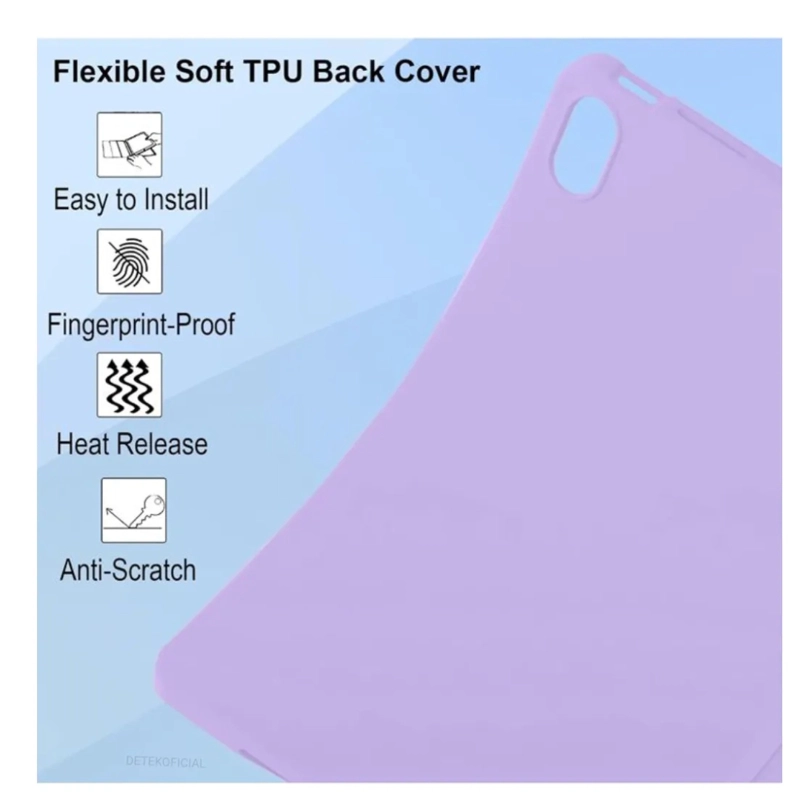 FUNDA CARCASA SMART COVER PARA IPAD AIR 11 M2 2024  LILA - 5