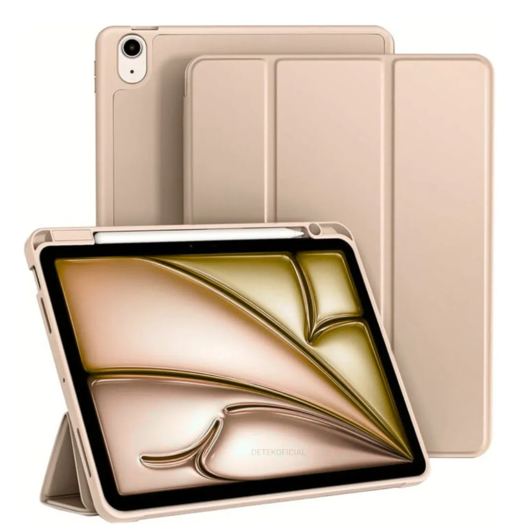 FUNDA SMART COVER PARA IPAD AIR 11 M2 2024 - ROSA PALO - 1