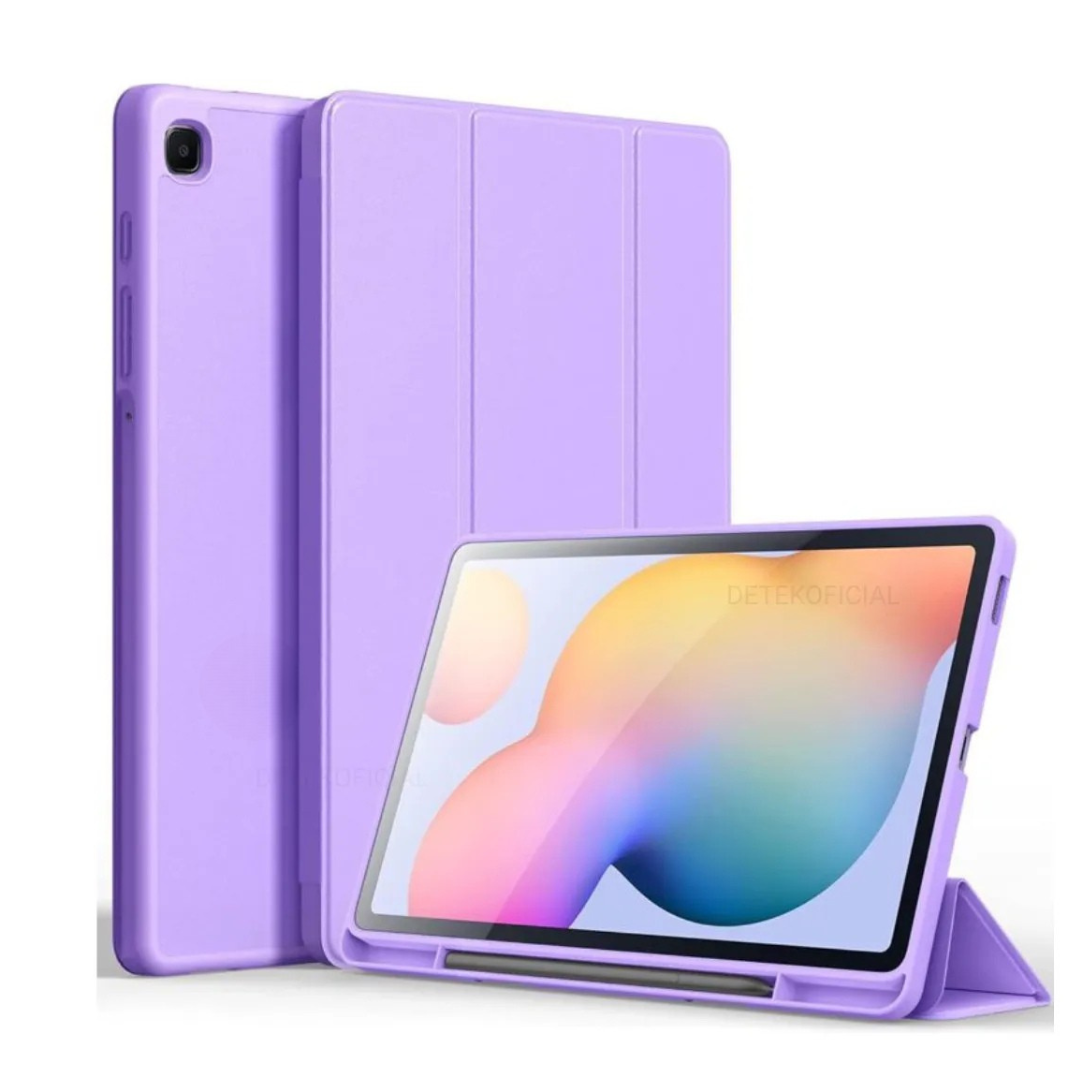 FUNDA SMART COVER PARA SAMSUNG S6 LITE 10.4' - LILA - 1
