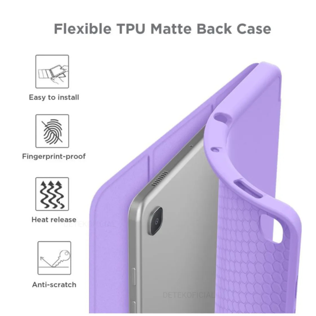 FUNDA SMART COVER PARA SAMSUNG S6 LITE 10.4' - LILA - 3