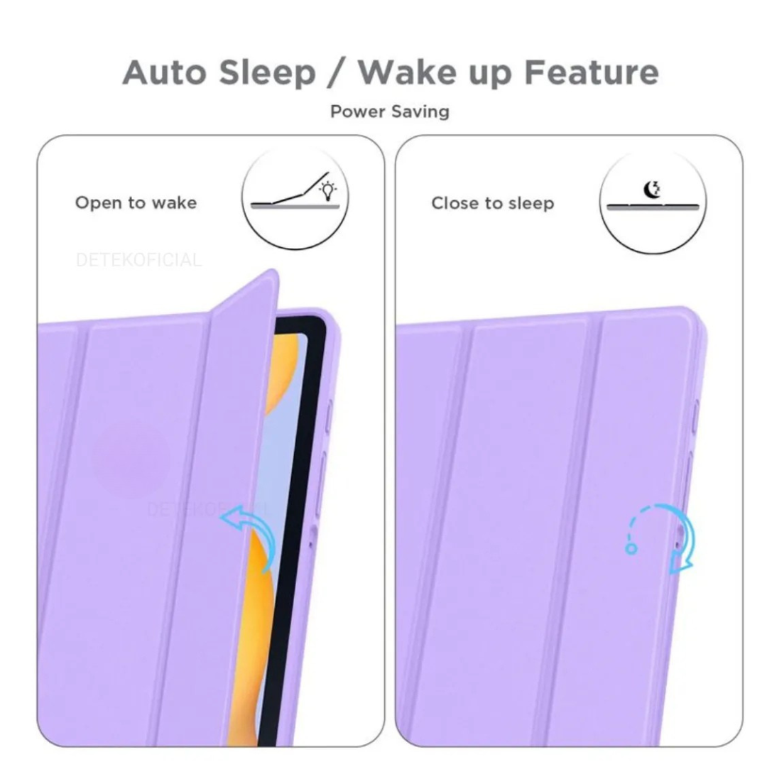 FUNDA SMART COVER PARA SAMSUNG S6 LITE 10.4' - LILA - 5