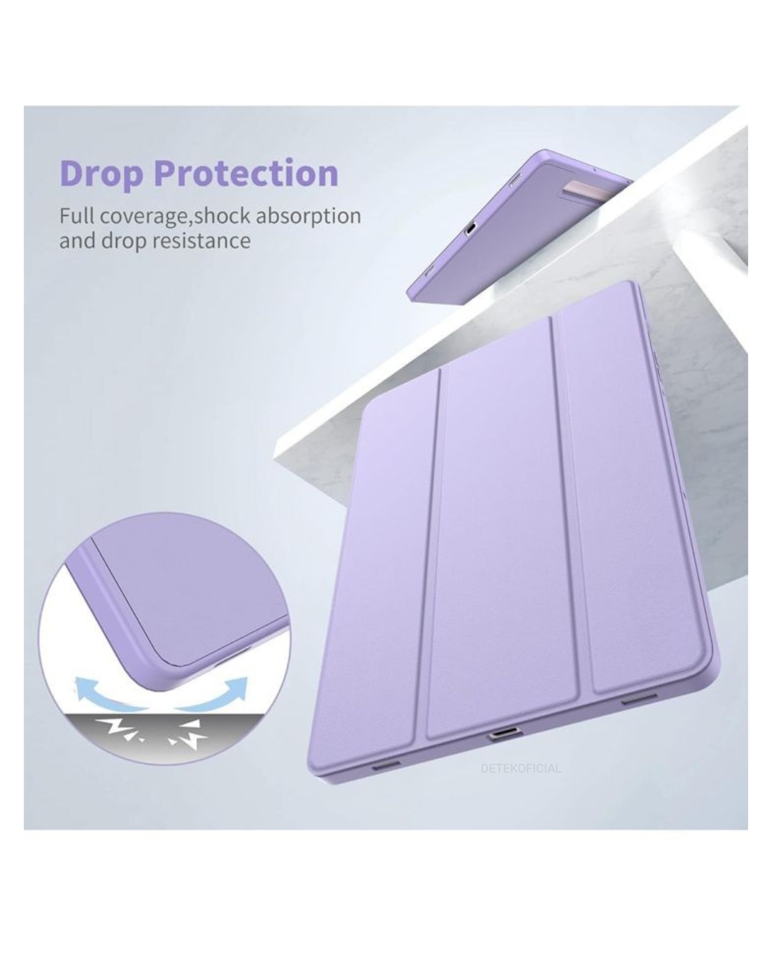 FUNDA SMART COVER PARA SAMSUNG S10 FE 10.9 - LILA - 5