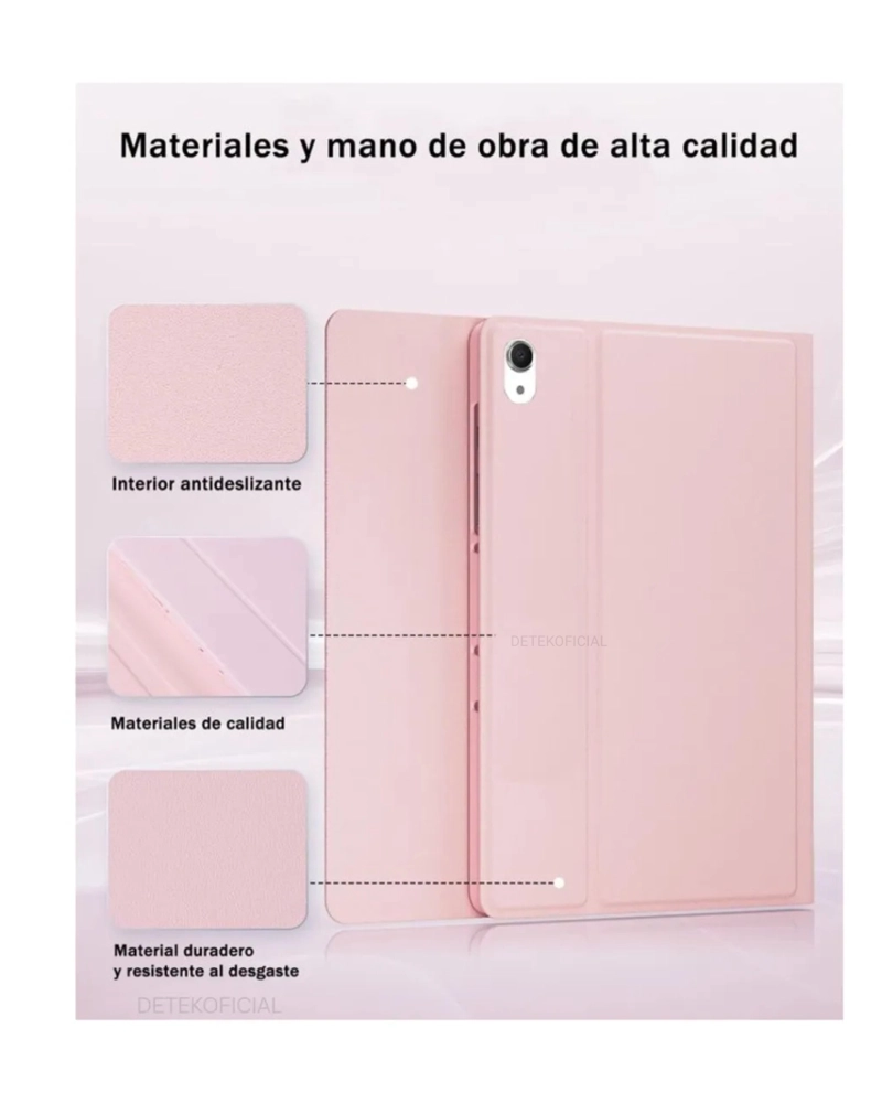 FUNDA CON TECLADO BLUETOOTH PARA IPAD MINI 7 -  NEGRO - 6