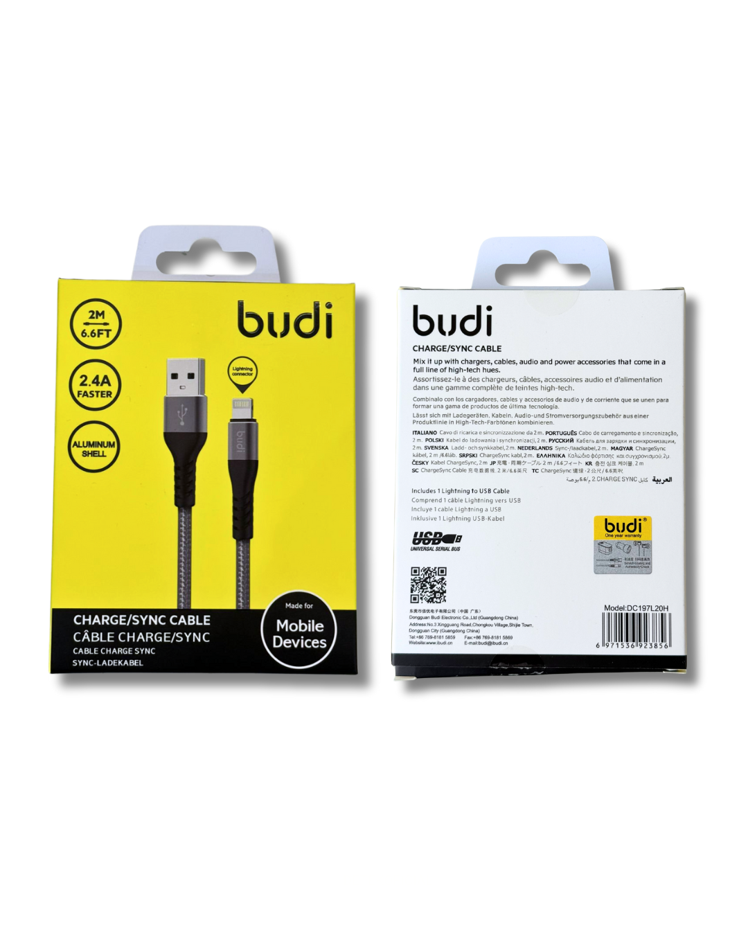CABLE PARA IPHONE USB - LIGHTNING REFORZADO 2M CARGA RAPIDA - 1