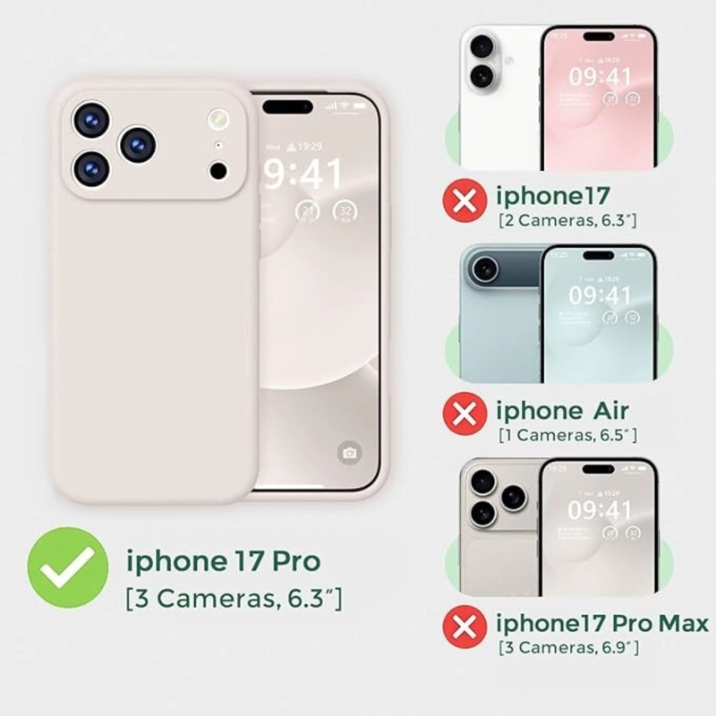 CARCASA TRANSPARENTE REFORZADA PARA IPHONE 17 PRO - 2