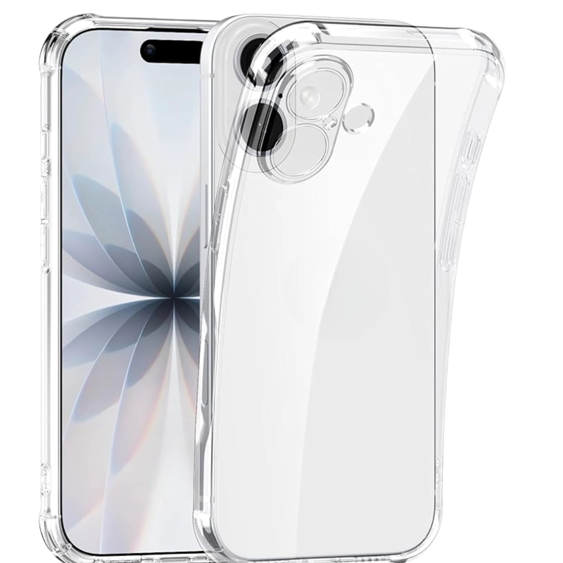 CARCASA TRANSPARENTE REFORZADA PARA IPHONE 17 - 1