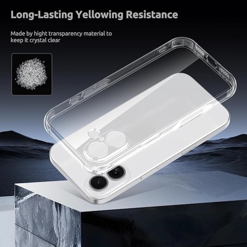 CARCASA TRANSPARENTE REFORZADA PARA IPHONE 17 - 4