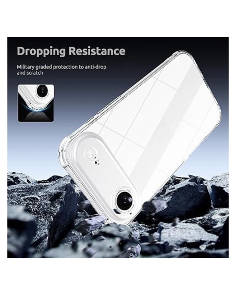 CARCASA PARA IPHONE 17 AIR TRANSPARENTE ANTIGOLPES - 4