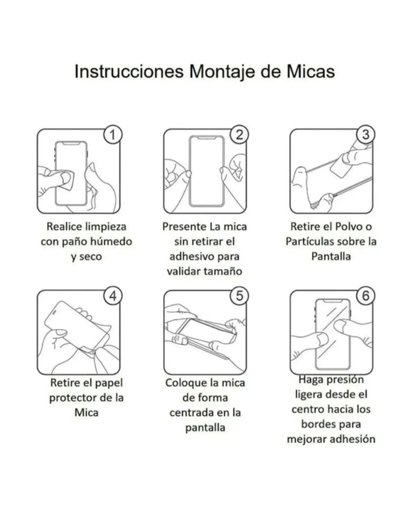 LAMINA MICA COMPLETA PARA IPHONE 17 PRO MAX - 5