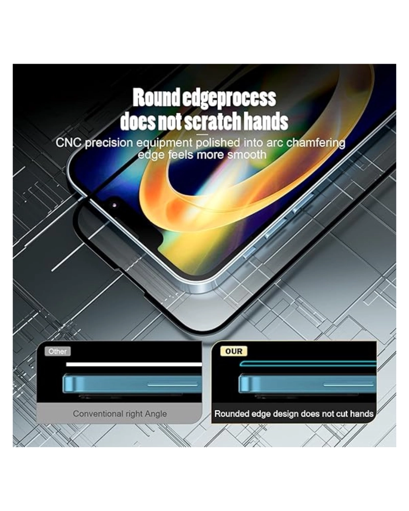 LAMINA VIDRIO COMPLETA PARA IPHONE 17 - 3