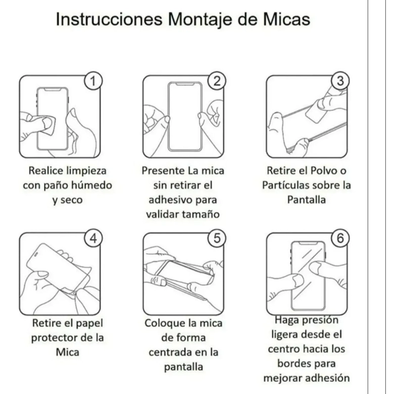 LAMINA VIDRIO COMPLETA PARA IPHONE 17 - 5