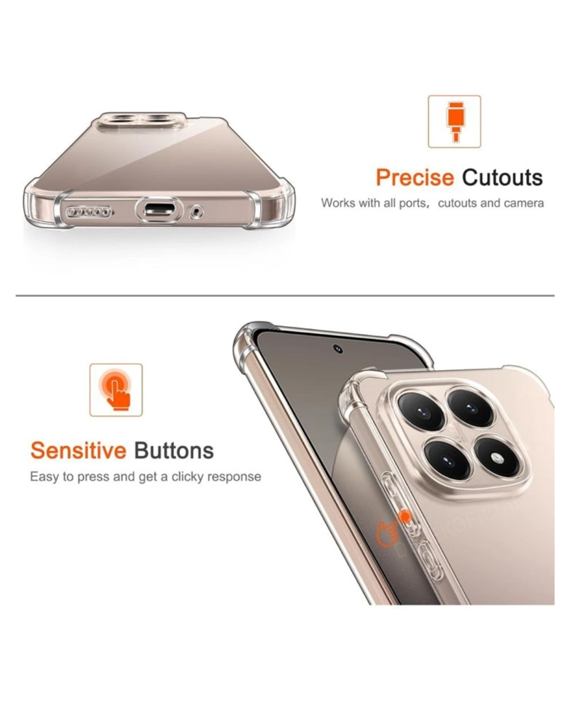 CARCASA TRASPARENTE ANTIGOLPES PARA XIAOMI 15T 5G - 3
