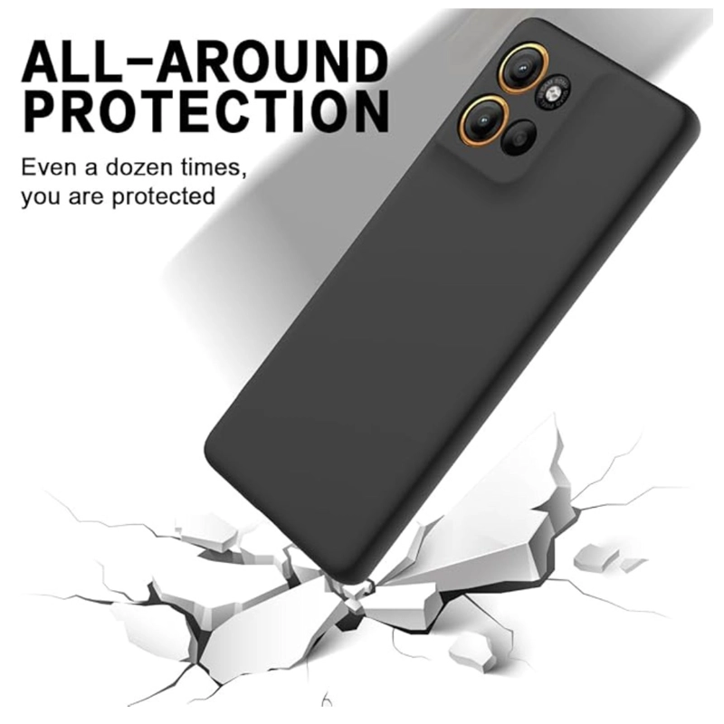 CARCASA FUNDA SILICONA  PARA MOTOROLA G56 5G FUCSIA - 3