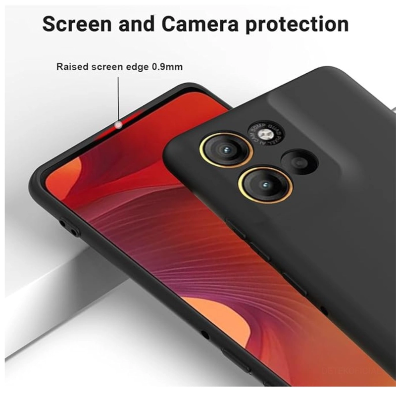CARCASA FUNDA SILICONA  PARA MOTOROLA G56 5G FUCSIA - 4