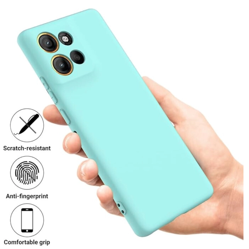 CARCASA SILICONA UNICOLOR PARA MOTOROLA G56 5G - FUCSIA - 5