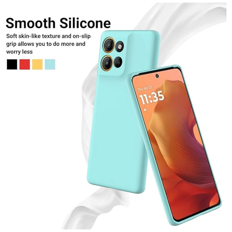 CARCASA SILICONA UNICOLOR PARA MOTOROLA G56 5G - FUCSIA - 6